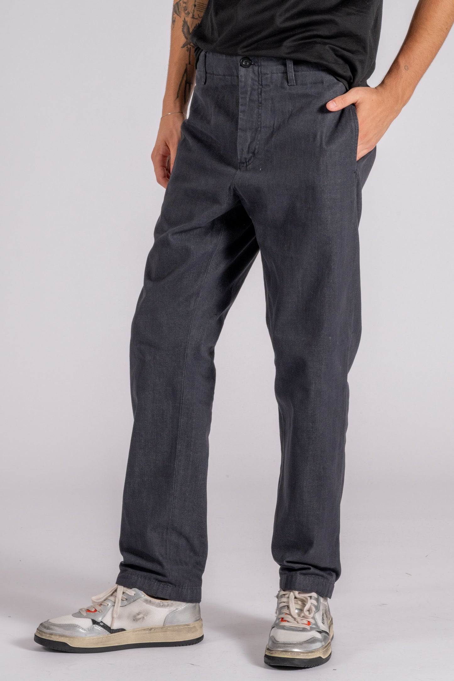  Department 5 Pantalone Off Chino Regular Cotton/polyester Grey Grigio Uomo - 2