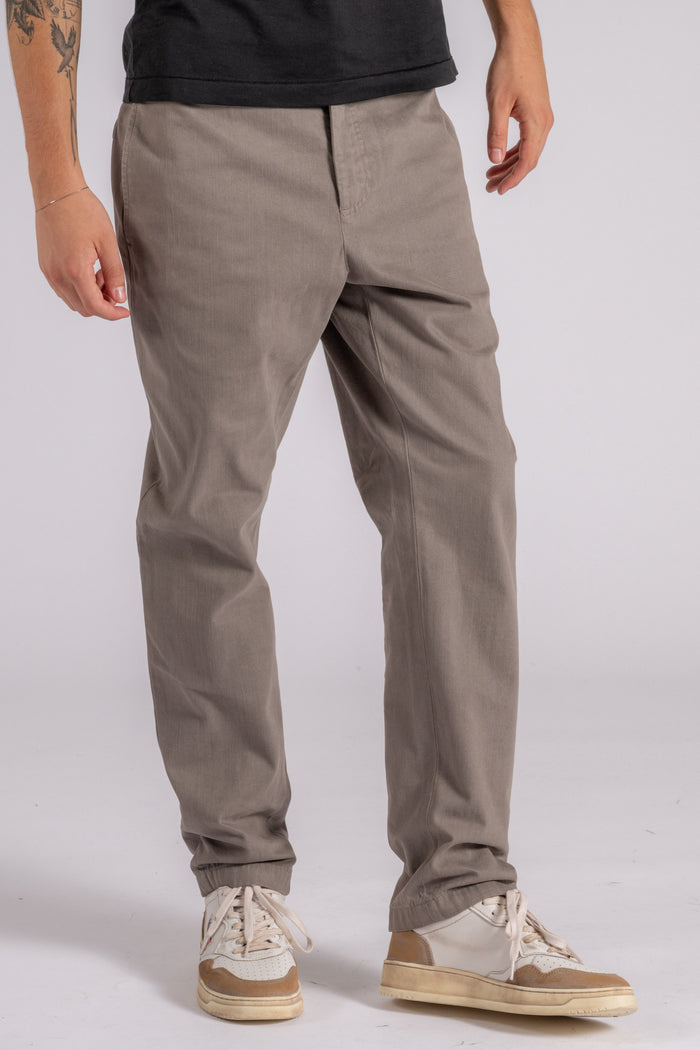  Department 5 Off Chino Regular Classic Beige Cotton/polyester Trousers Beige Uomo - 4