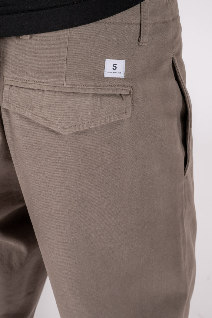  Department 5 Off Chino Regular Classic Beige Cotton/polyester Trousers Beige Uomo - 5