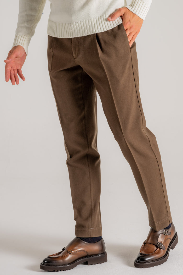  Santaniello Pantalone Marrone Marrone Uomo - 3