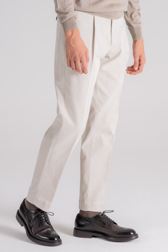  Santaniello Trousers 100% Cotton Regular Beige Uomo - 3