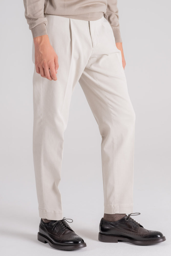  Santaniello Trousers 100% Cotton Regular Beige Uomo - 4