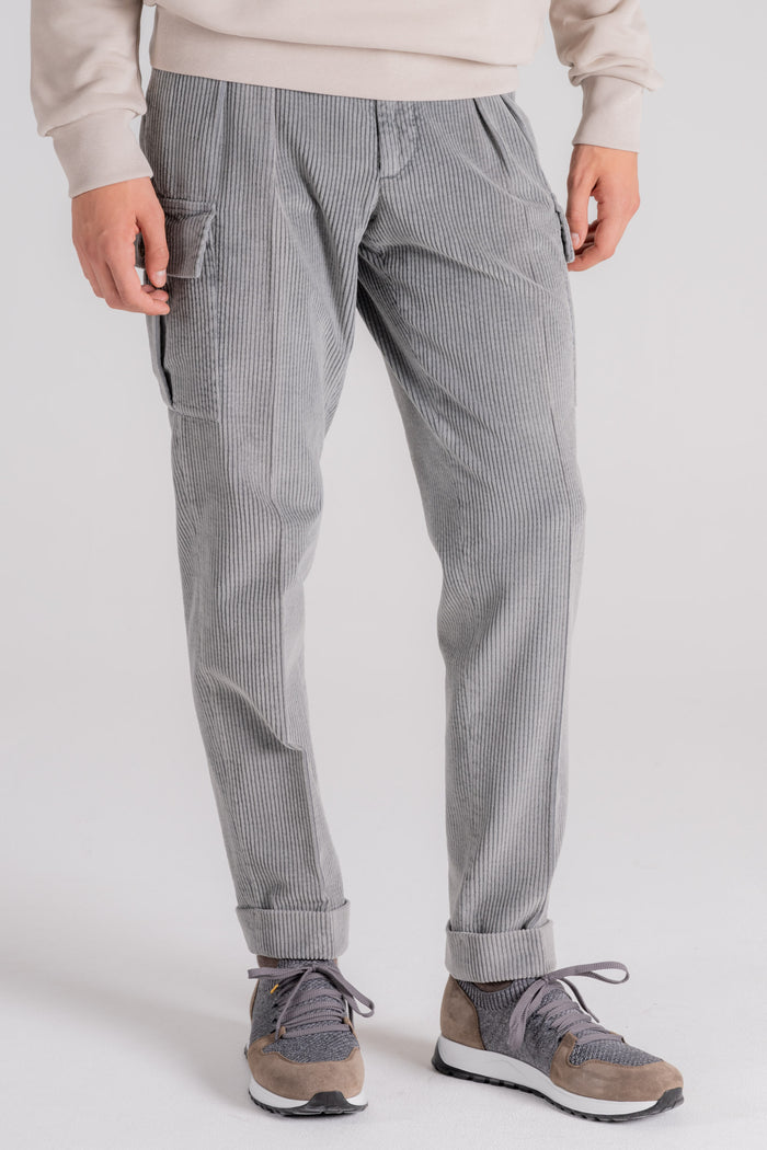 Santaniello Trousers 100% Cotton Corduroy-2