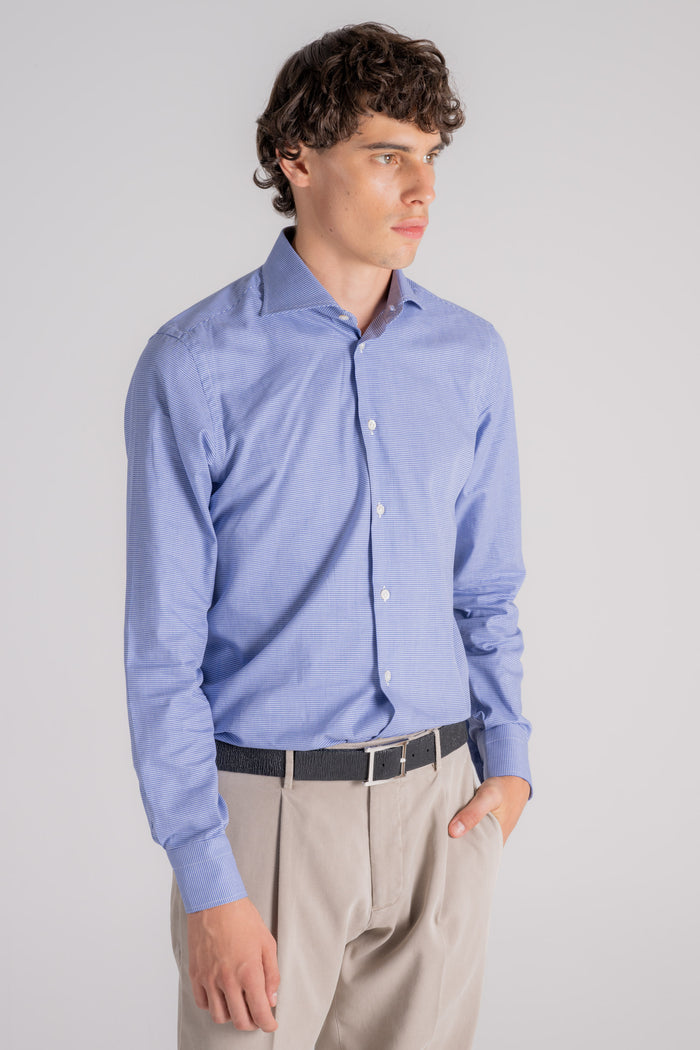  Borriello Light Blue Shirt 100% Cotton Azzurro Uomo - 4