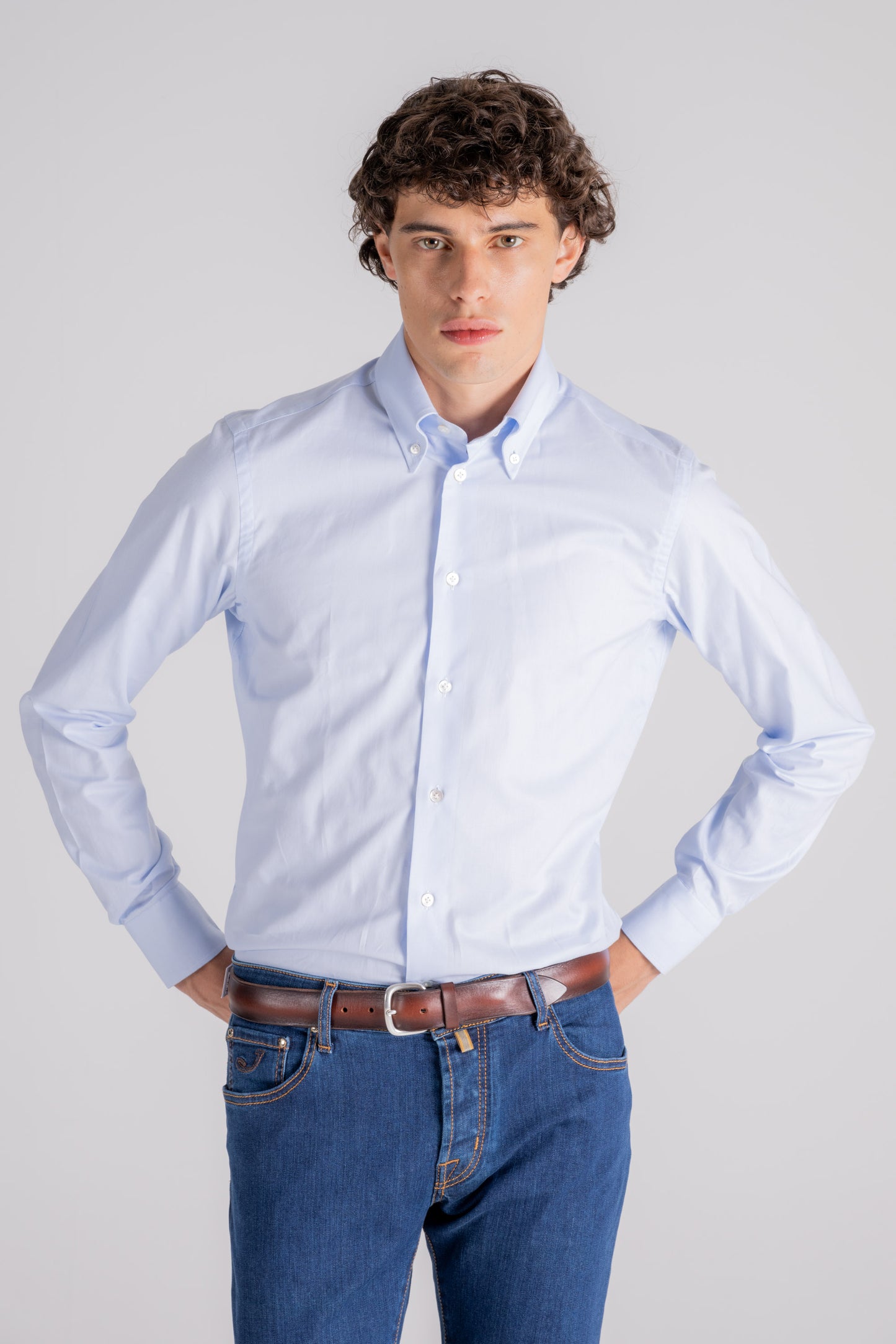  Borriello Multicolor Cotton Shirt Uomo - 1