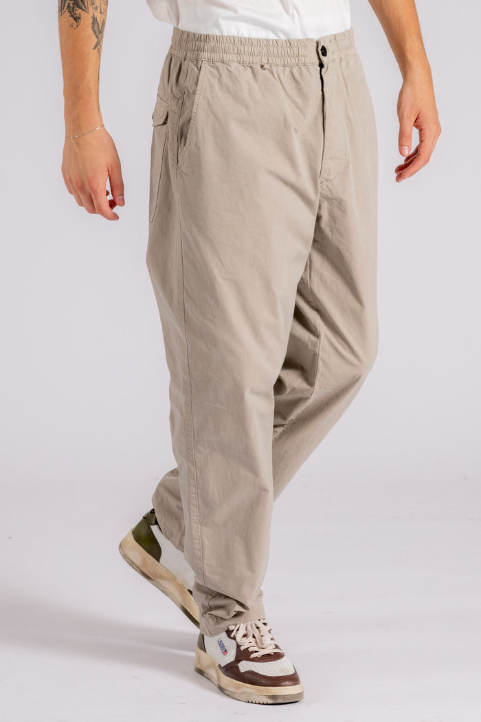  C.p. Company Trousers 100% Cotton Green Beige Uomo - 5