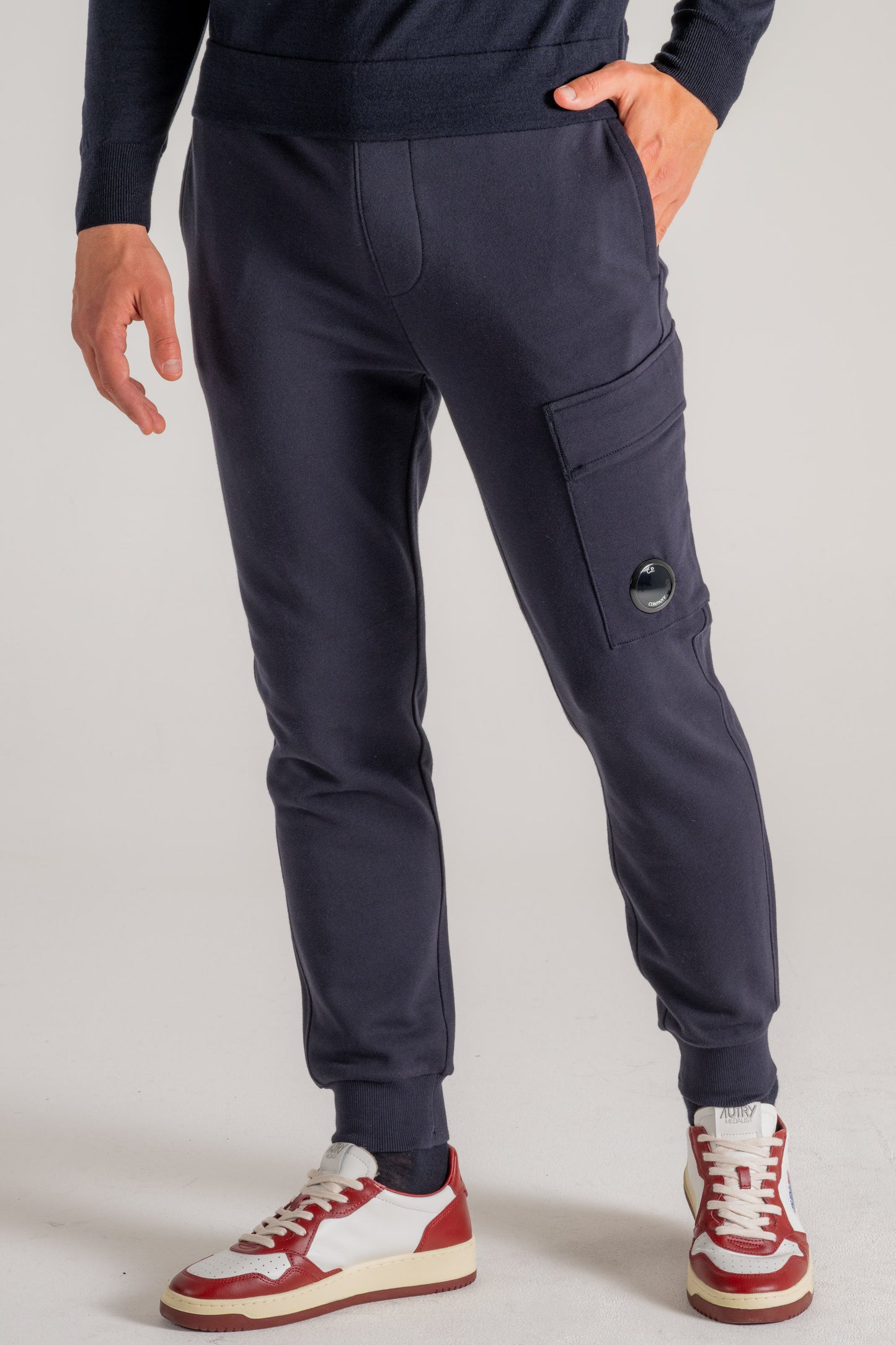  C.p. Company Pantalone Felpa Blu Blu Uomo - 1