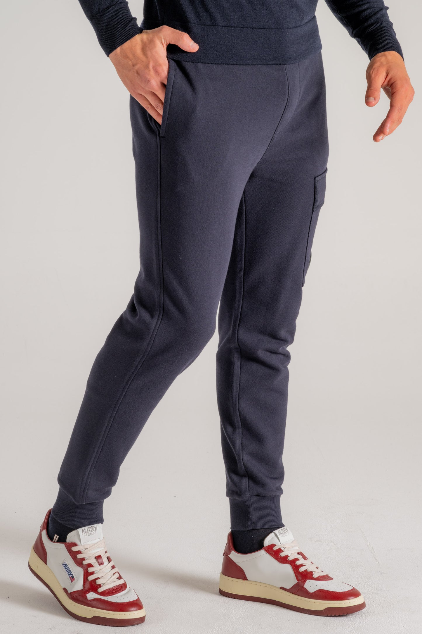  C.p. Company Pantalone Felpa Blu Blu Uomo - 2