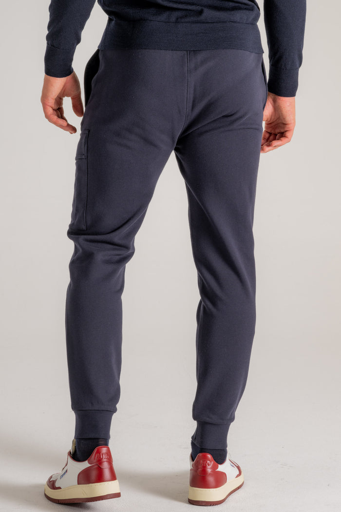  C.p. Company Pantalone Felpa Blu Blu Uomo - 4