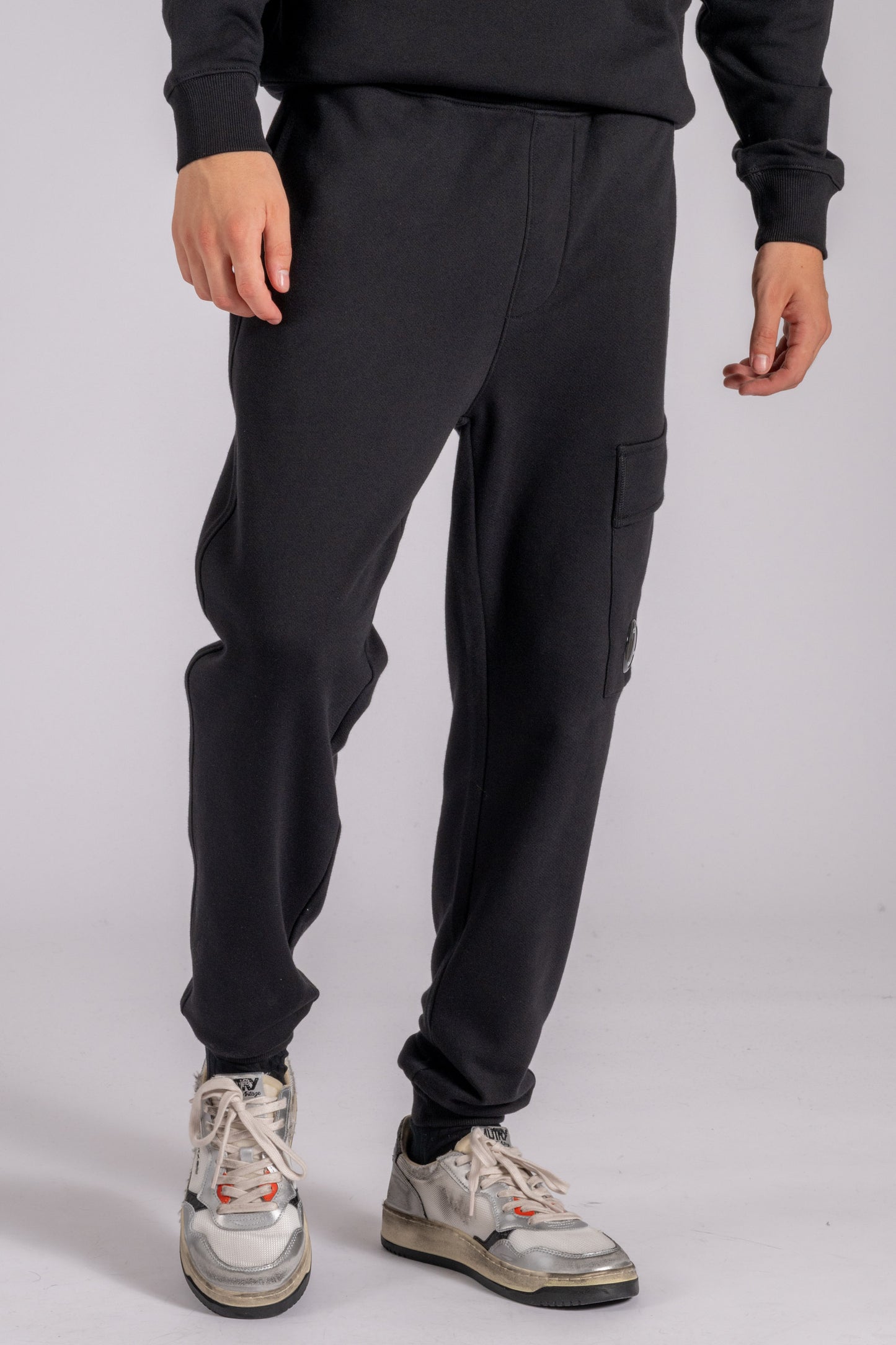  C.p. Company Cotton Sweatpants In Black Nero Uomo - 2