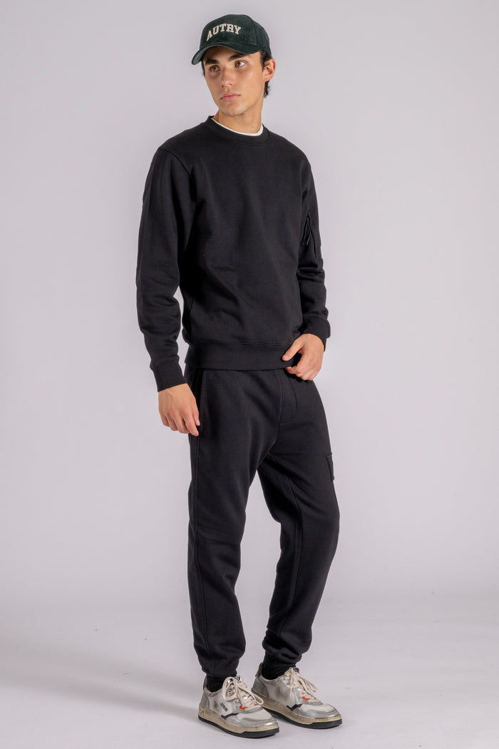  C.p. Company Sweater 100% Cotton Black Nero Uomo - 3