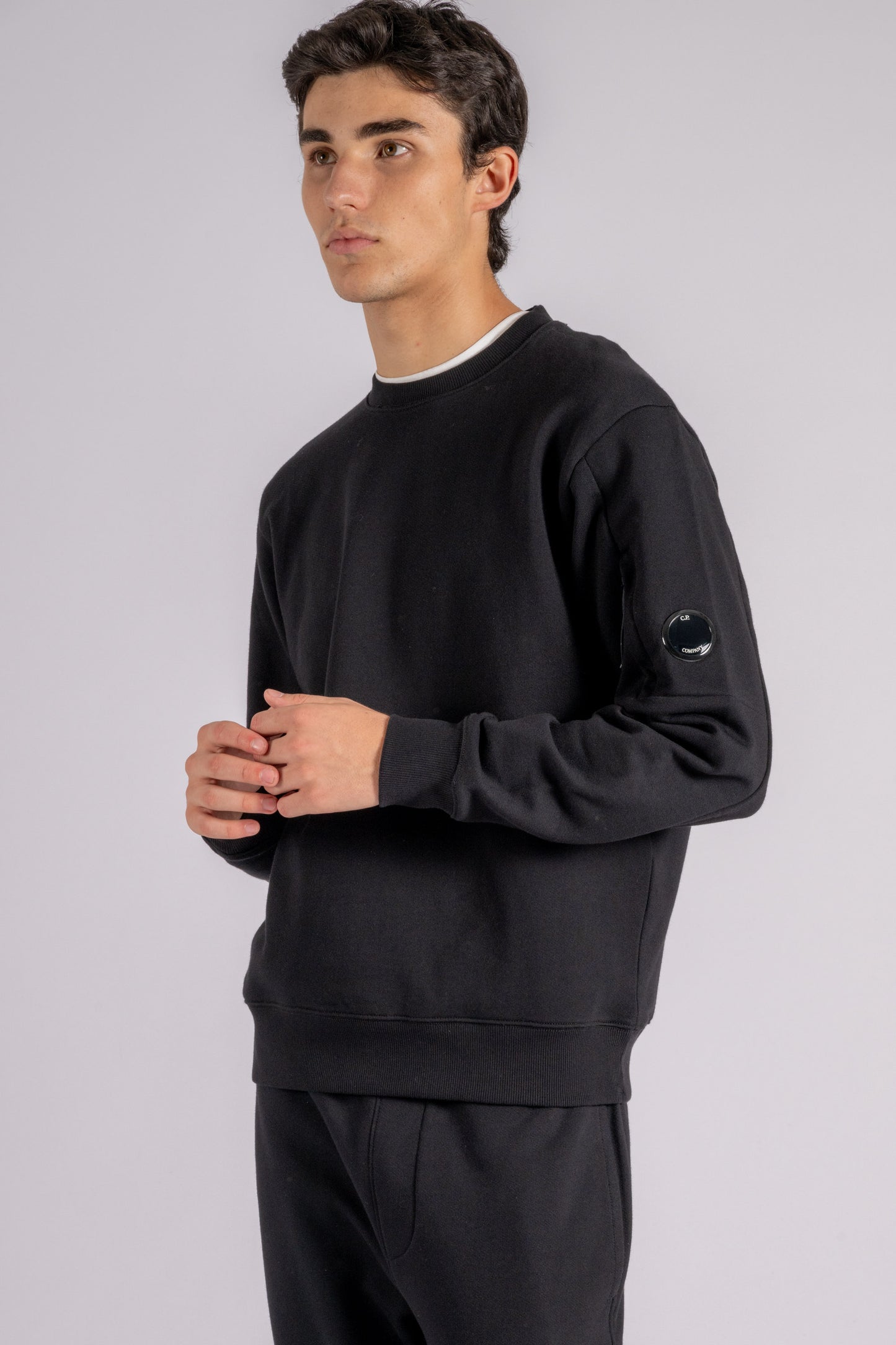  C.p. Company Sweater 100% Cotton Black Nero Uomo - 6