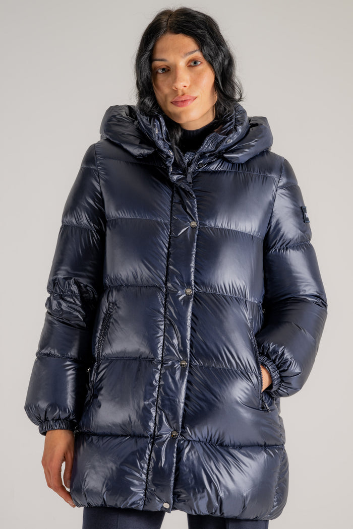 Add Piumino Detachable Hood Blu Donna