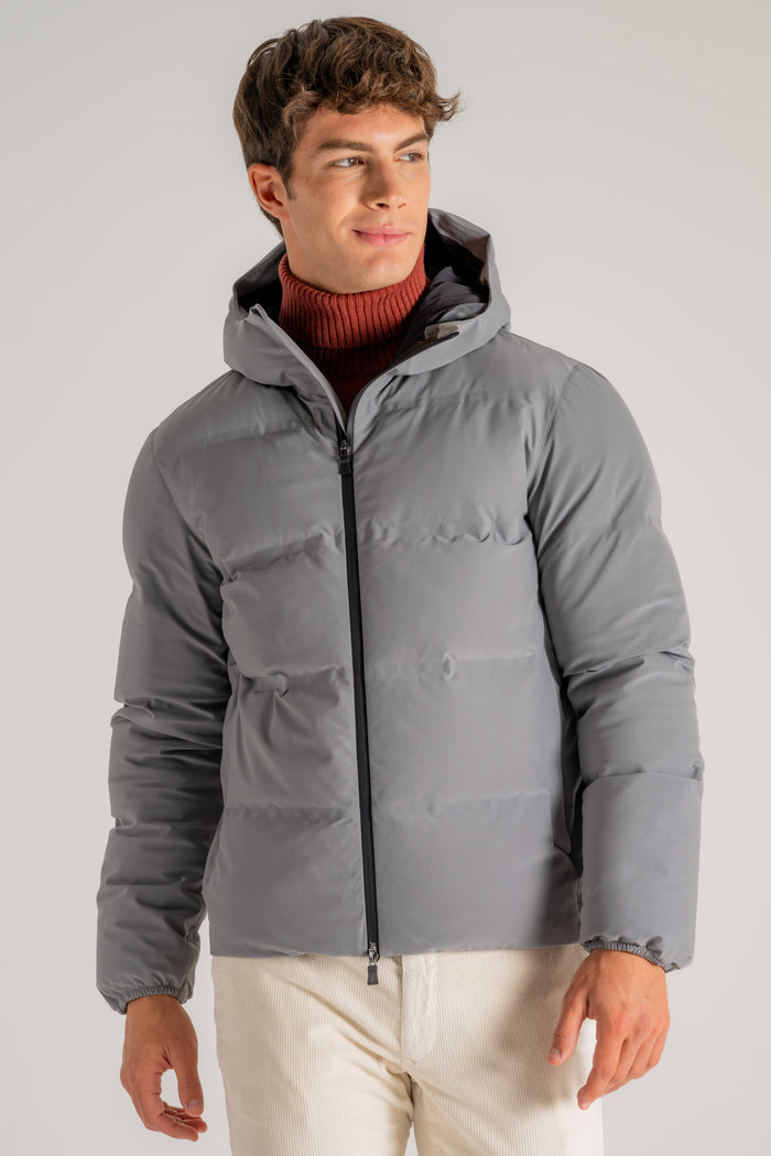 Herno Piumino Bomber New Impact Grigio Uomo