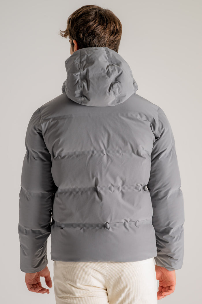  Herno Piumino Bomber New Impact Grigio Grigio Uomo - 4