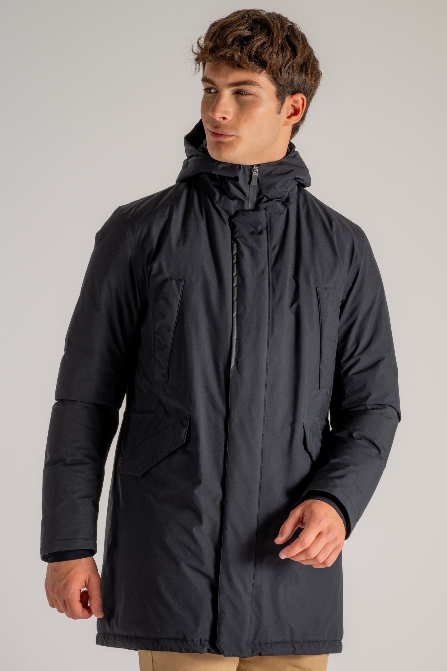  Herno Piumino Parka Fishtail Gore 2 Layer Uomo - 2