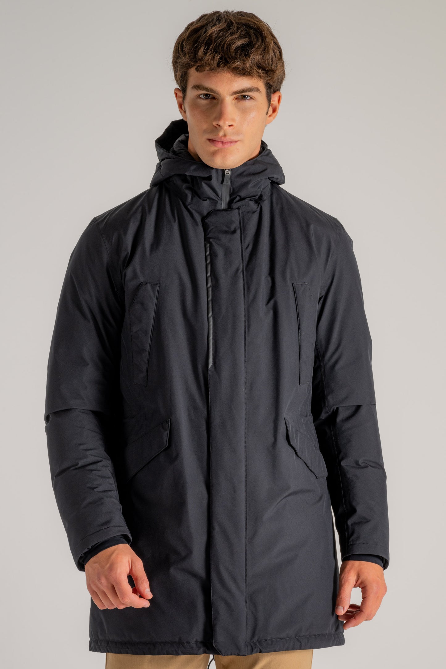  Herno Piumino Parka Fishtail Gore 2 Layer Uomo - 3