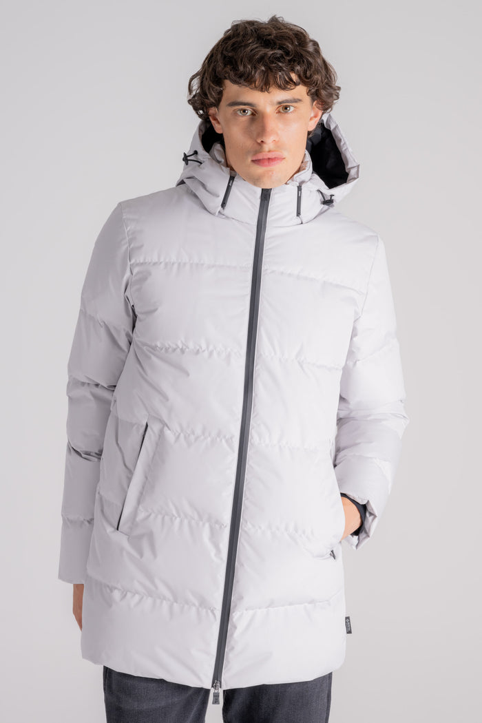 Herno Piumino Laminar 100% Poliestere Grigio Grigio 1252 Uomo