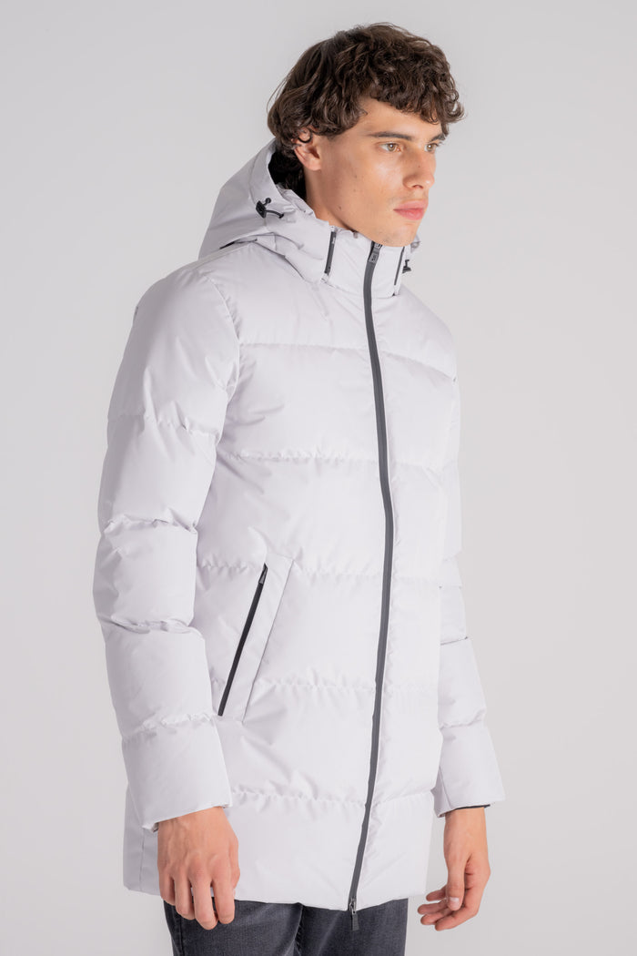  Herno Down Jacket Laminar 100% Polyester Blue Grigio Uomo - 4