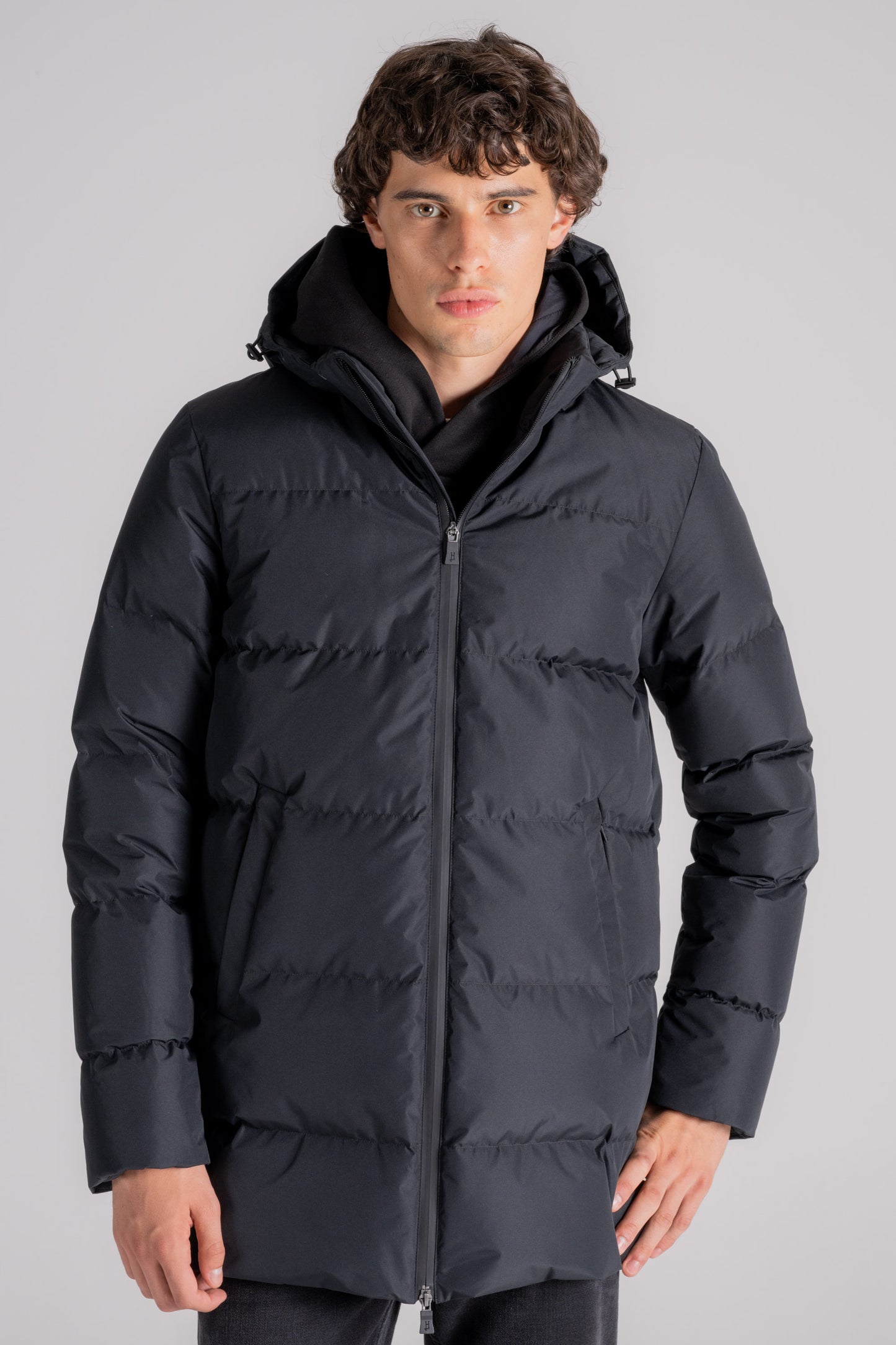  Herno Laminar Down Jacket 100% Polyester Blue Blu Uomo - 1