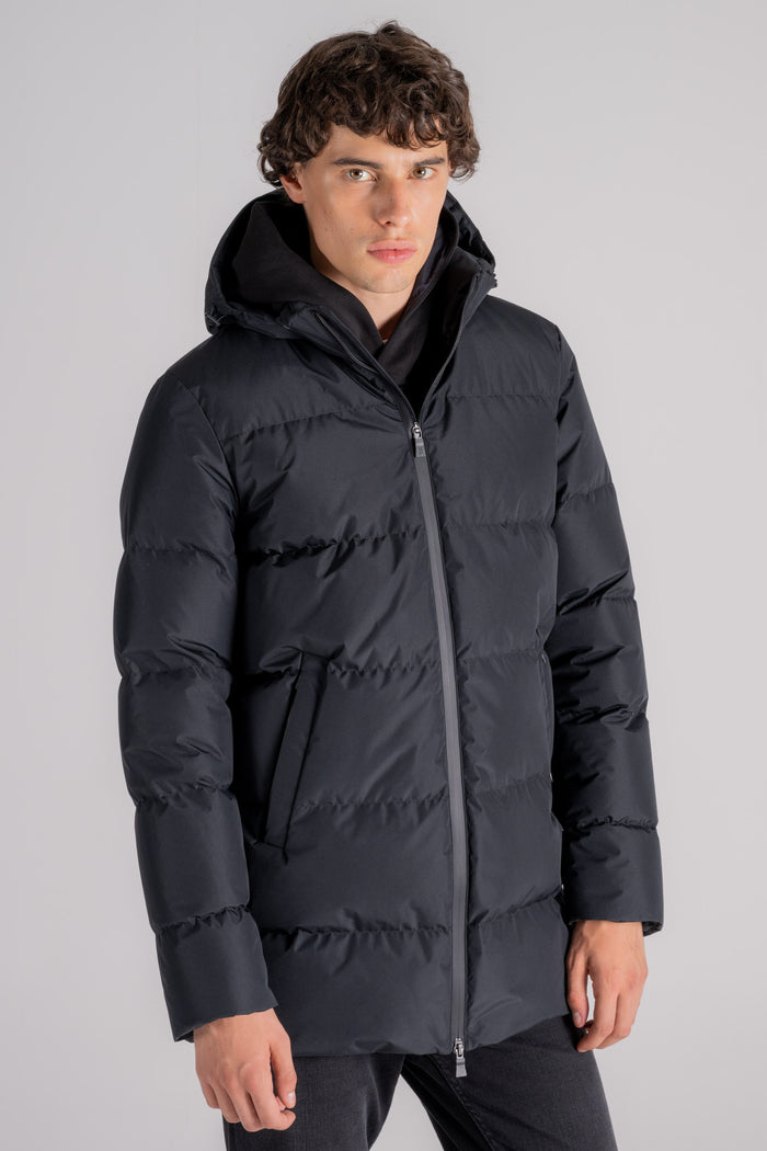 Herno Laminar Down Jacket 100% Polyester Blue-2