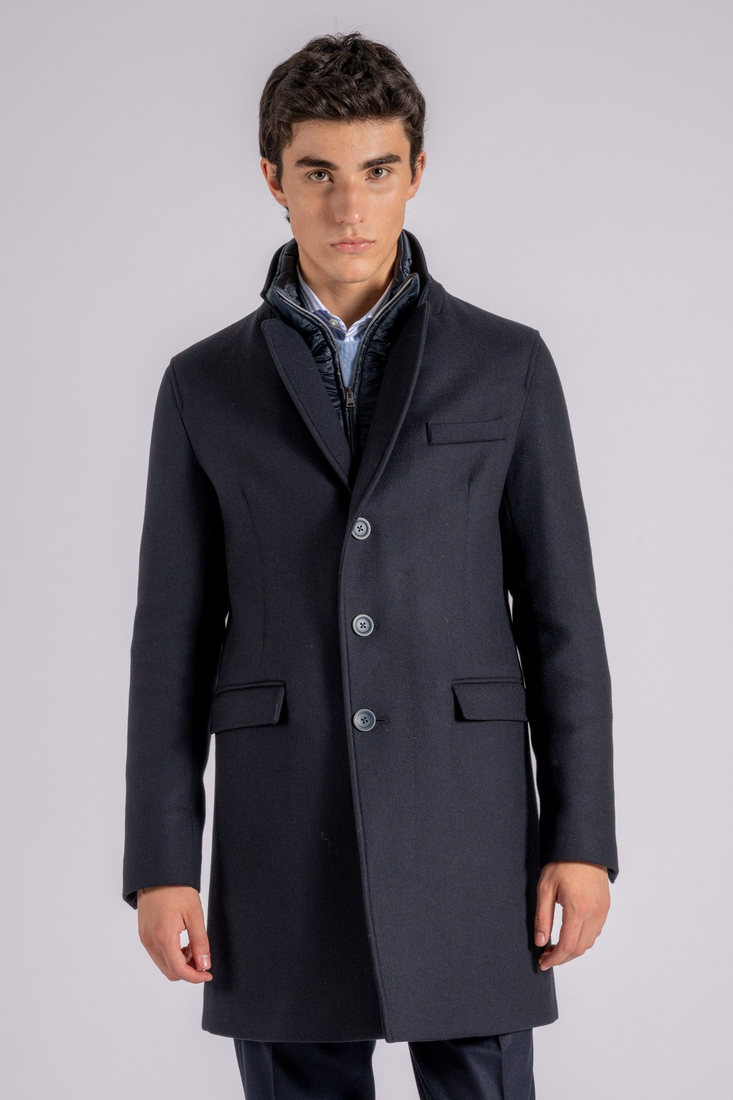 Herno Wool Coat Soprabito Herno Herno Men Herno Wool Coat Men's