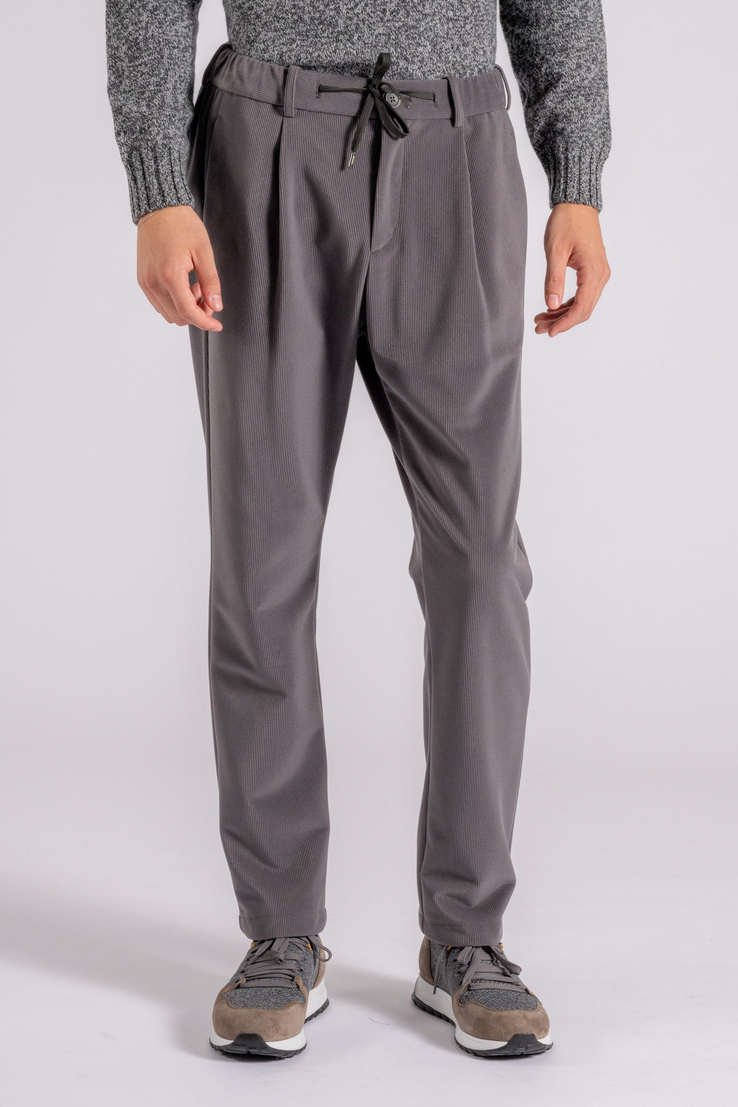  Herno Corduroy Trousers Grey Grigio Uomo - 1