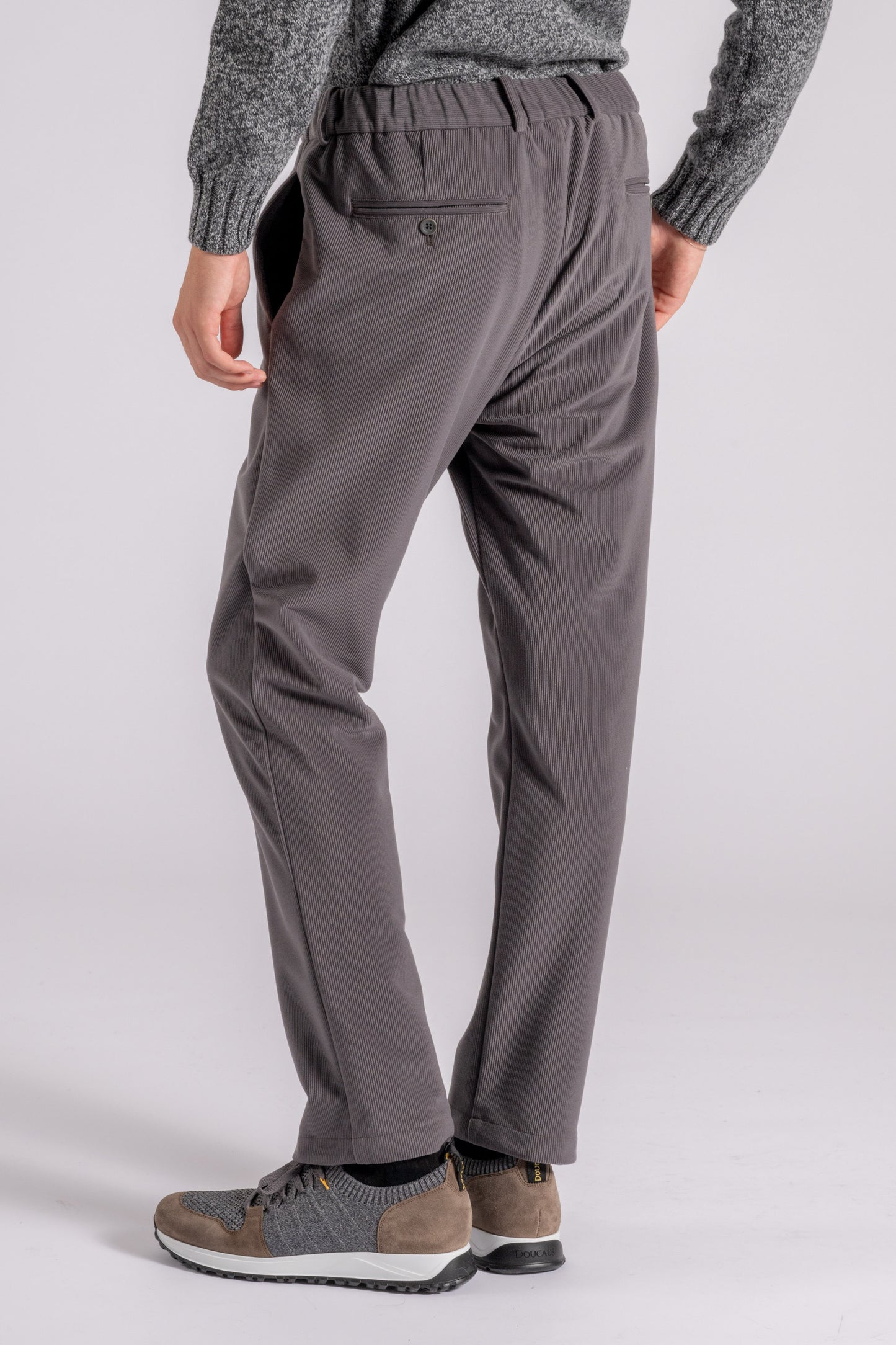  Herno Corduroy Trousers Grey Grigio Uomo - 3