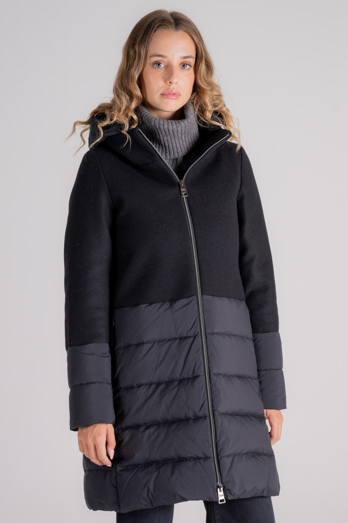  Herno Parka Lana/poliammide Nero Nero Donna - 4