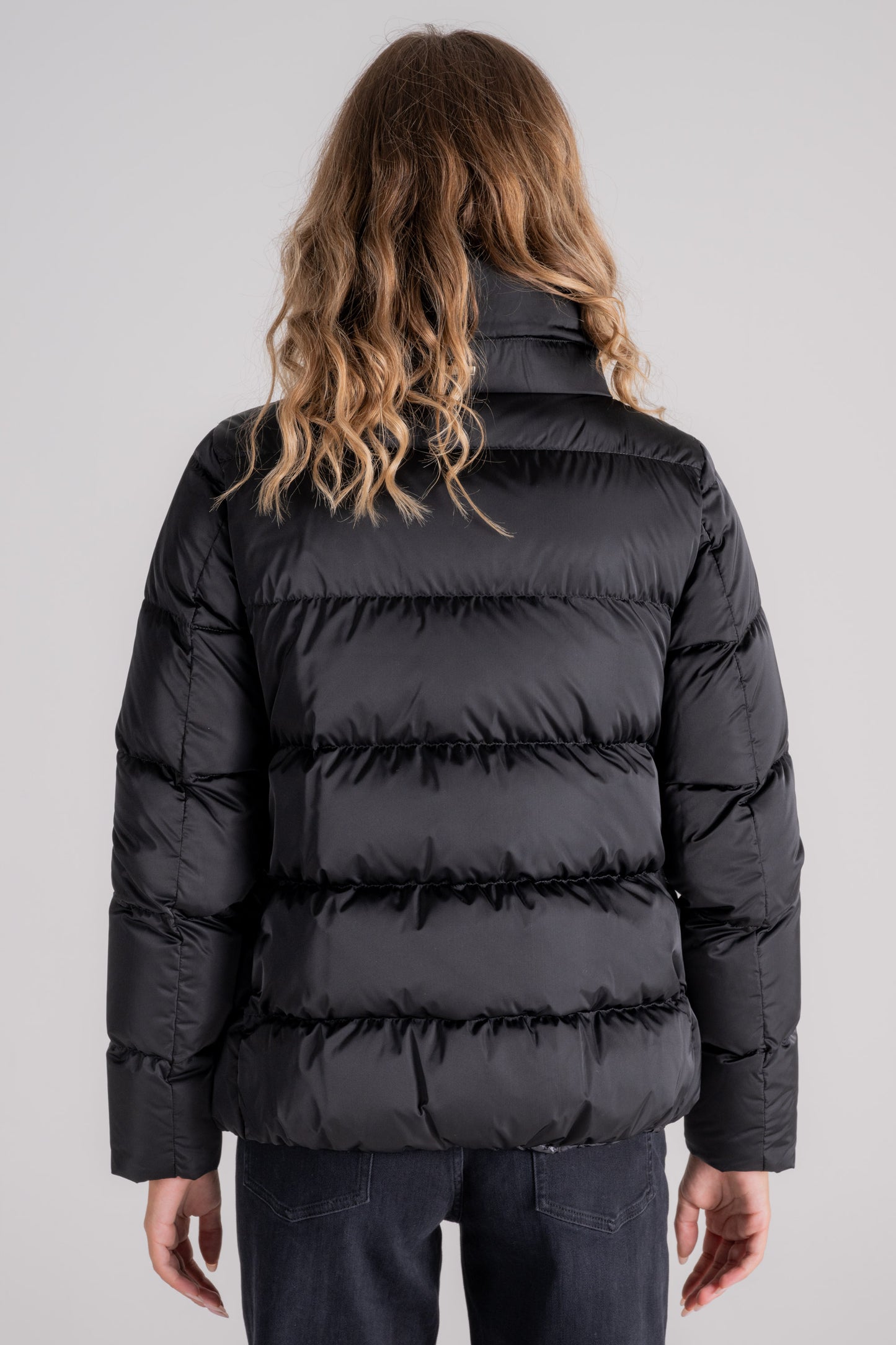  Herno Down Jacket Cape In Black Polyester Nero Donna - 3