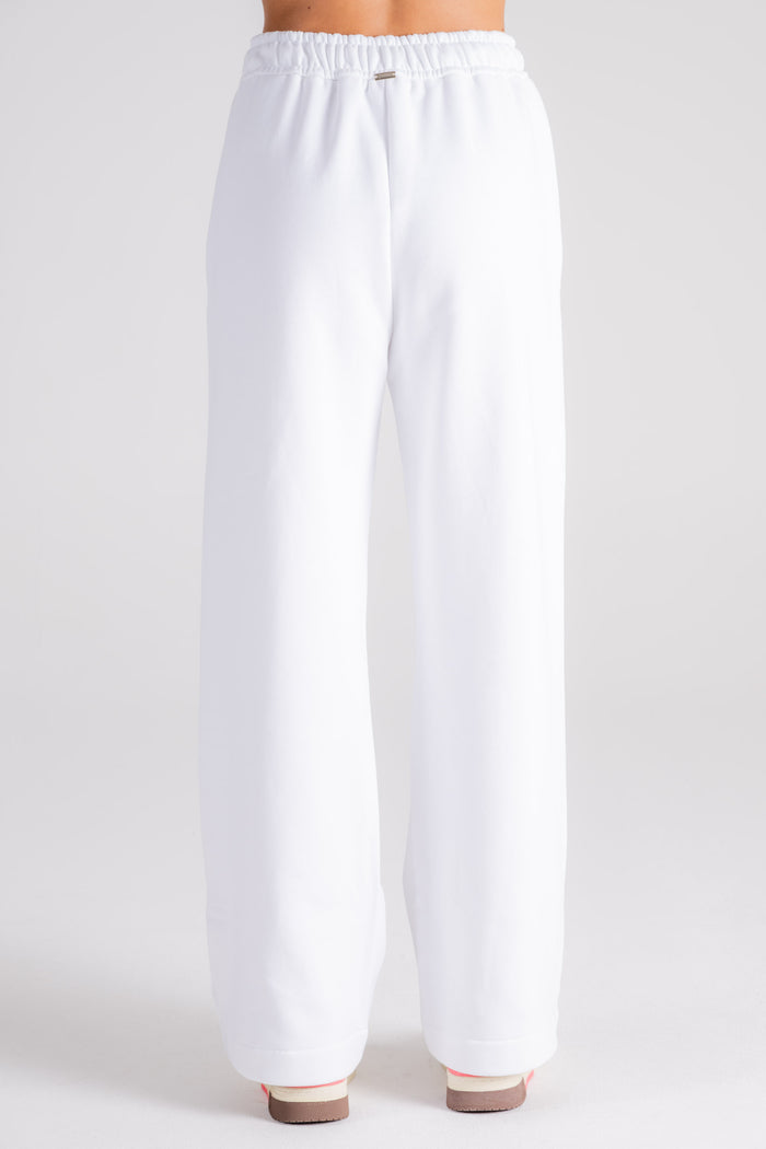 Herno Pants with Button Detail Cotton/Polyester White-2