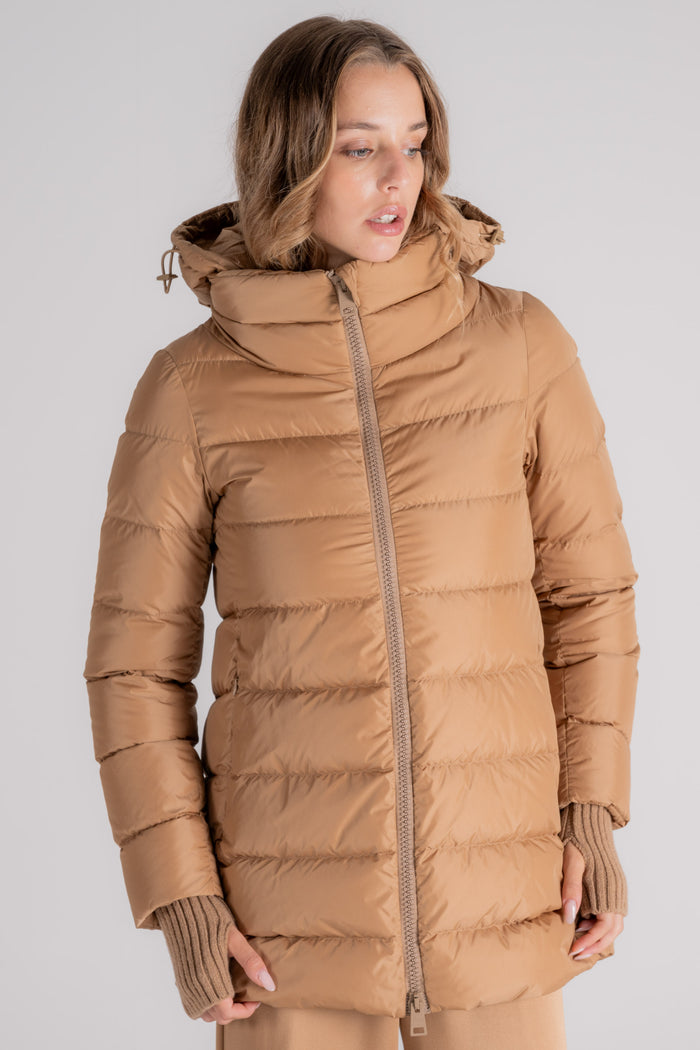 Herno Down Jacket A-Shape Chamonix 100% Polyamide Brown-2