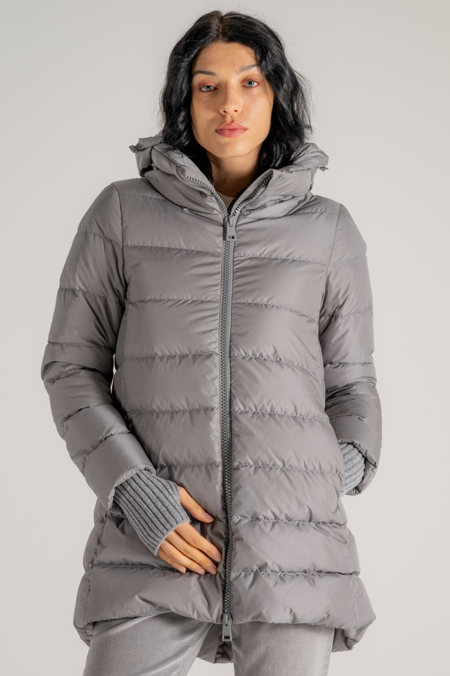  Herno Piumino A-shape Chamonix Grigio Grigio Donna - 1