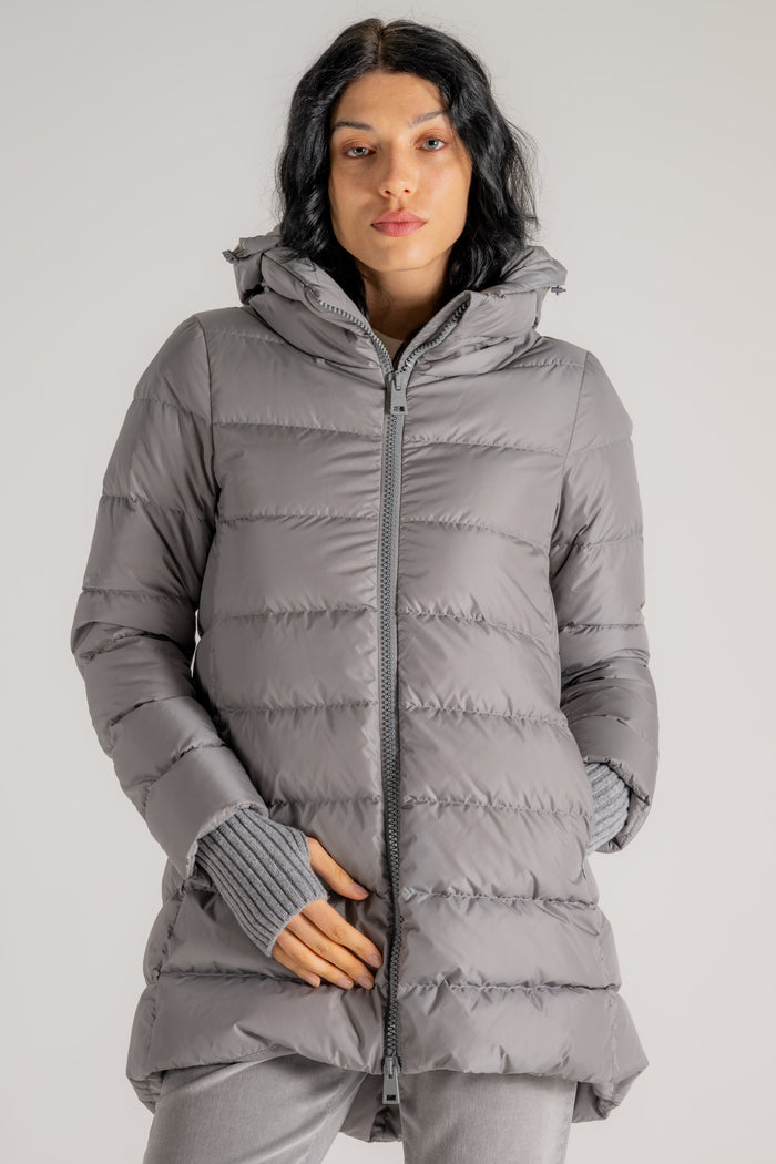 Herno Piumino A-shape Chamonix Grigio Donna