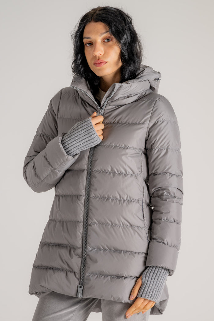  Herno Piumino A-shape Chamonix Grigio Grigio Donna - 3