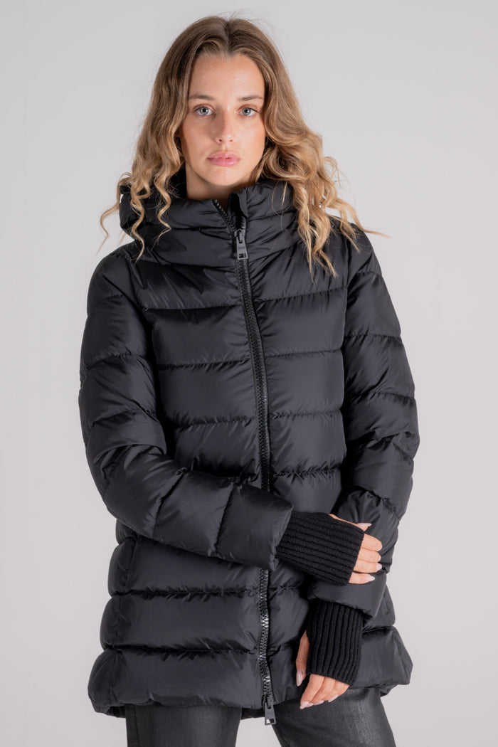 Herno Down Jacket A-Shape Chamonix 100% Polyamide Black