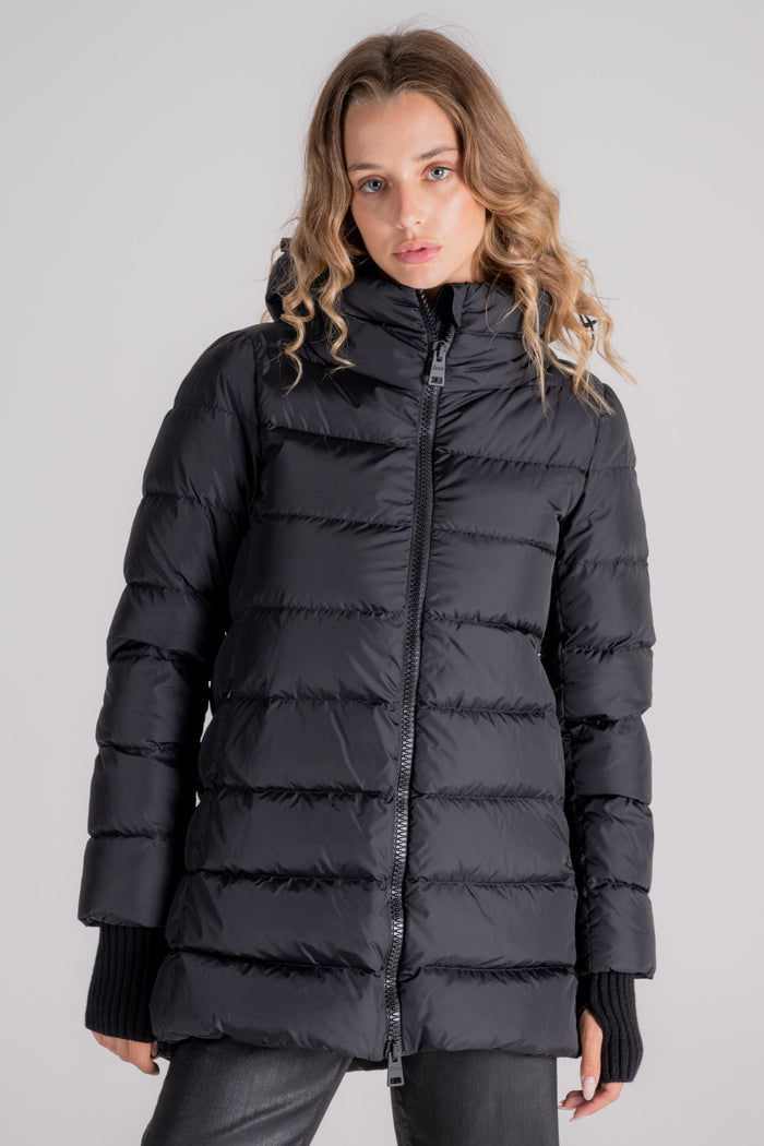 Herno Down Jacket A-Shape Chamonix 100% Polyamide Black-2