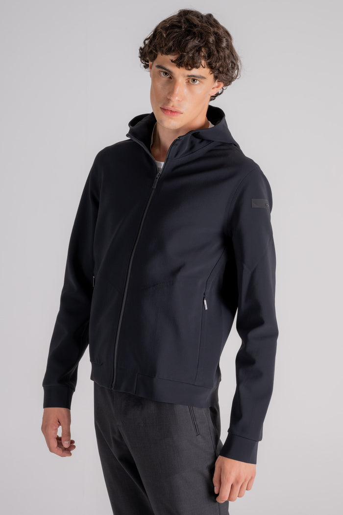  Rrd Fleece Dream Hood Zip Polyester/elastane Black Nero Uomo - 3