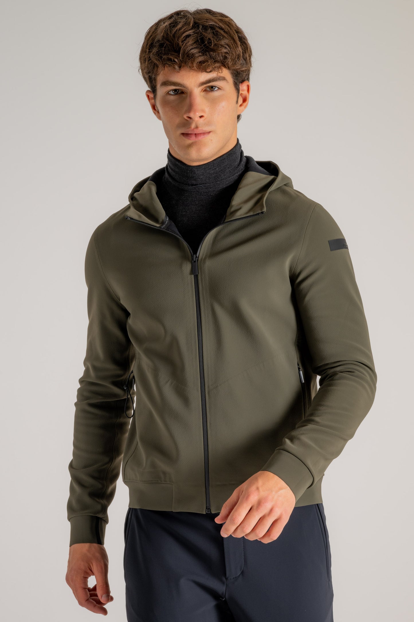  Rrd Dream Hood Zip Fleece Verde Verde Uomo - 2