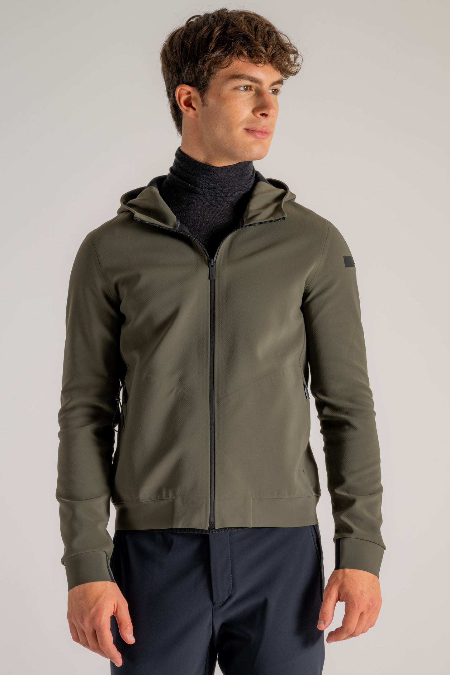  Rrd Dream Hood Zip Fleece Verde Verde Uomo - 3