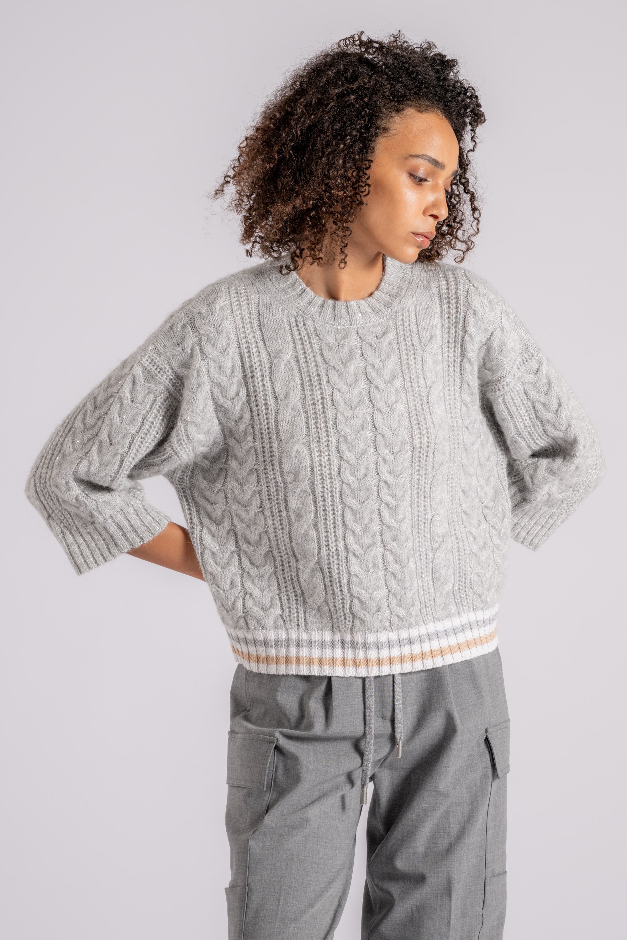 Cashmere knit sweater hotsell