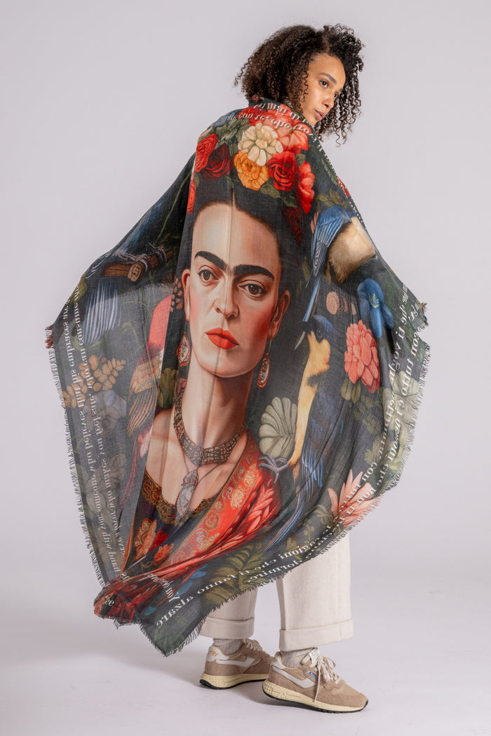 Faliero Sarti Multicolored Scarf 80% Modal 20% Cashmere