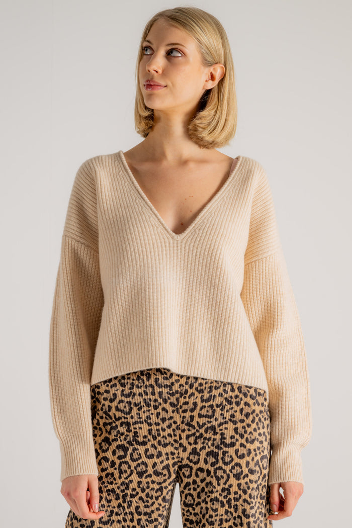 8 Pm Maglia Claremont Beige Donna