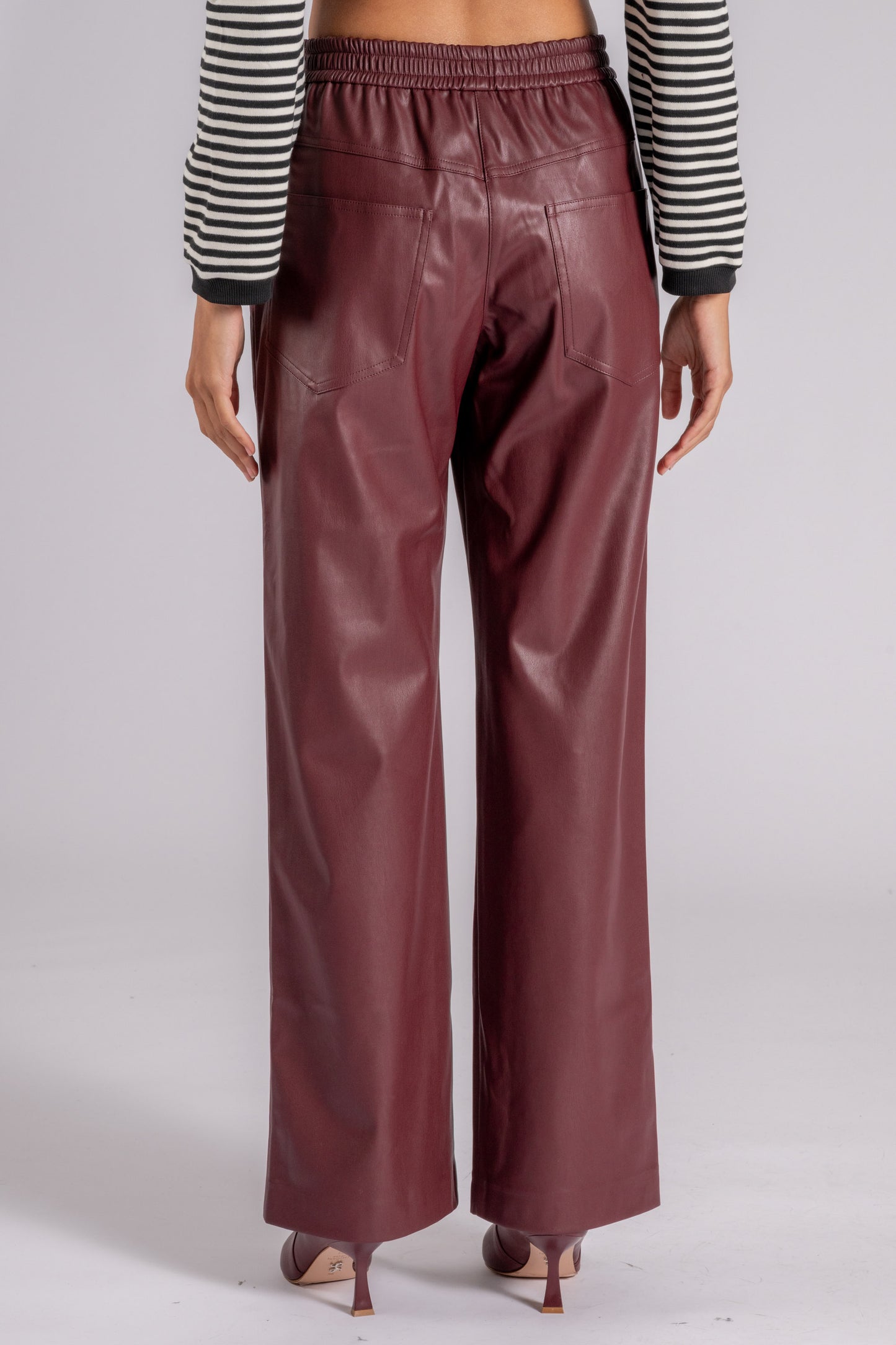  8 Pm Oberlin Trousers In Purple Polyurethane/polyester Viola Donna - 5