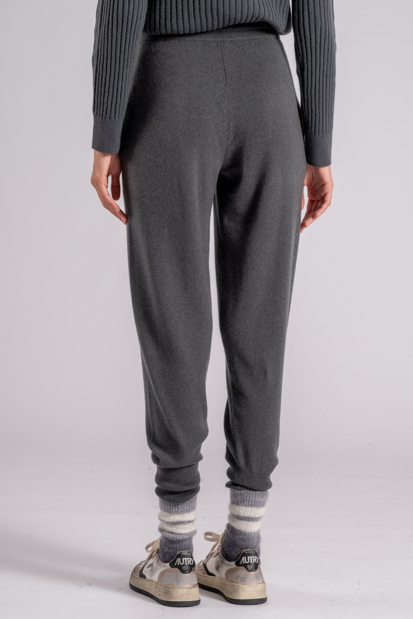  Purotatto Cashmere Trousers Grey Grigio Donna - 6