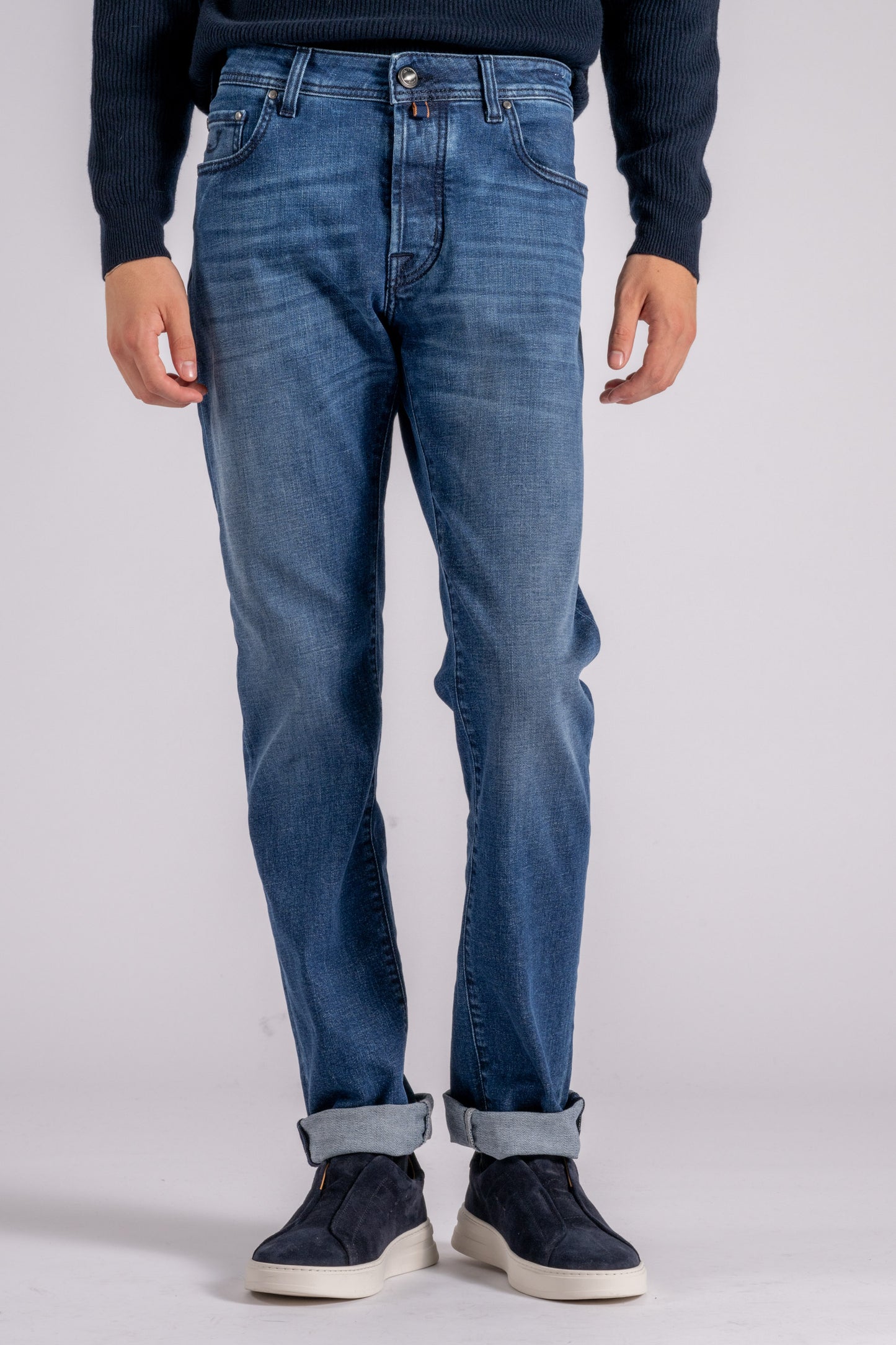  Jacob Cohen Jeans Bard Cotton/elastane Blue Blu Uomo - 1