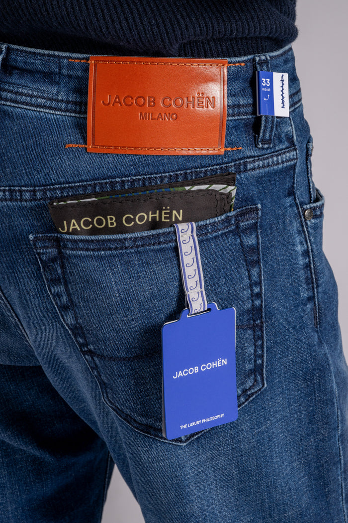  Jacob Cohen Jeans Bard Cotton/elastane Blue Blu Uomo - 4