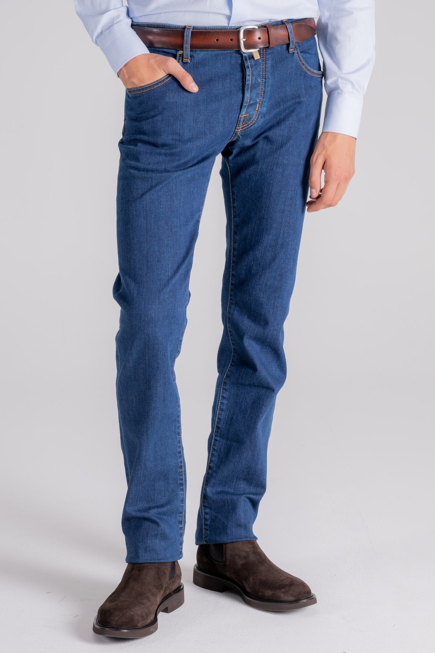  Jacob Cohen Jeans Nick Cotton/elastane Blue Blu Uomo - 1