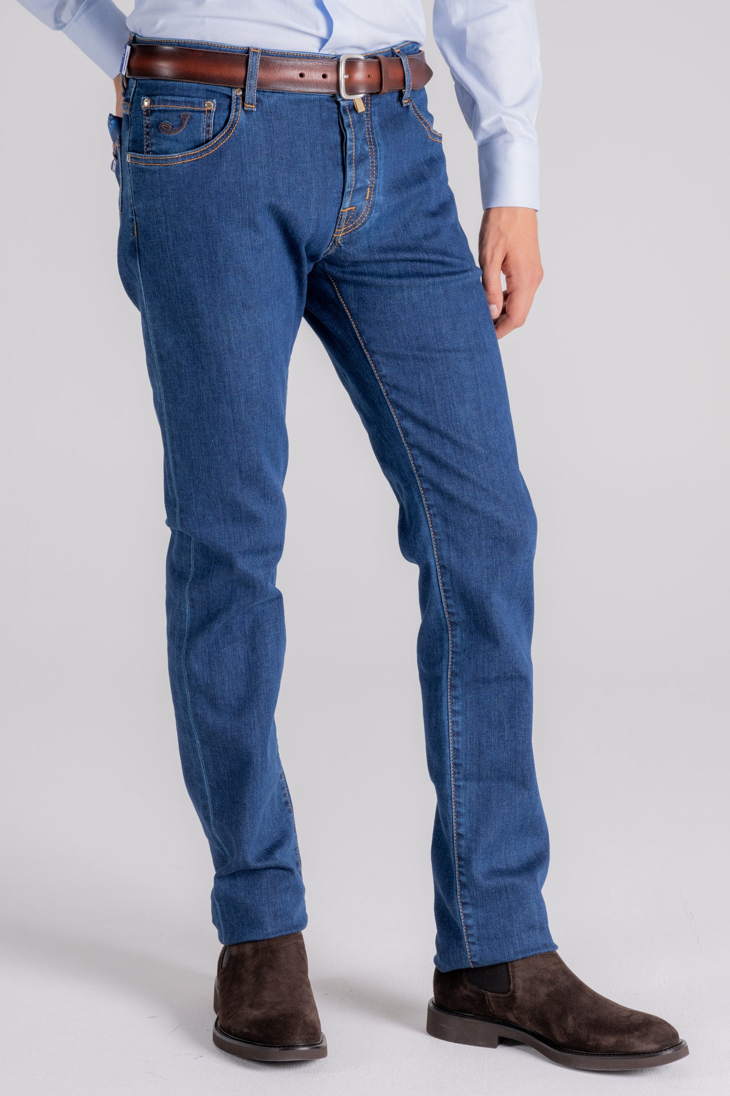  Jacob Cohen Jeans Nick Cotton/elastane Blue Blu Uomo - 2