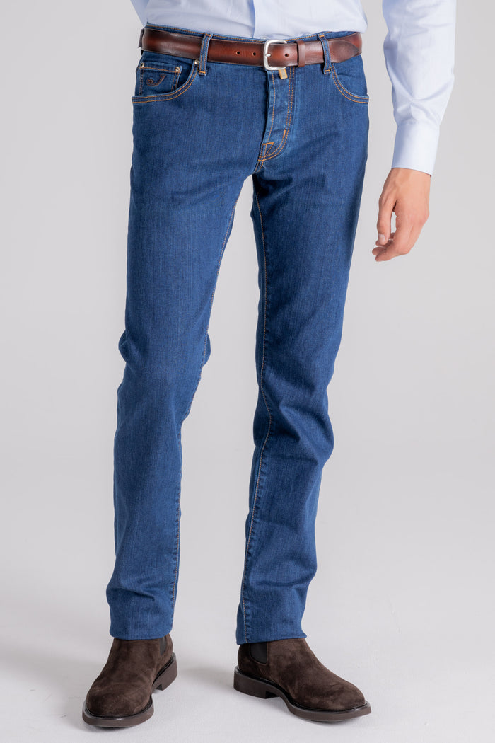  Jacob Cohen Jeans Nick Cotton/elastane Blue Blu Uomo - 3